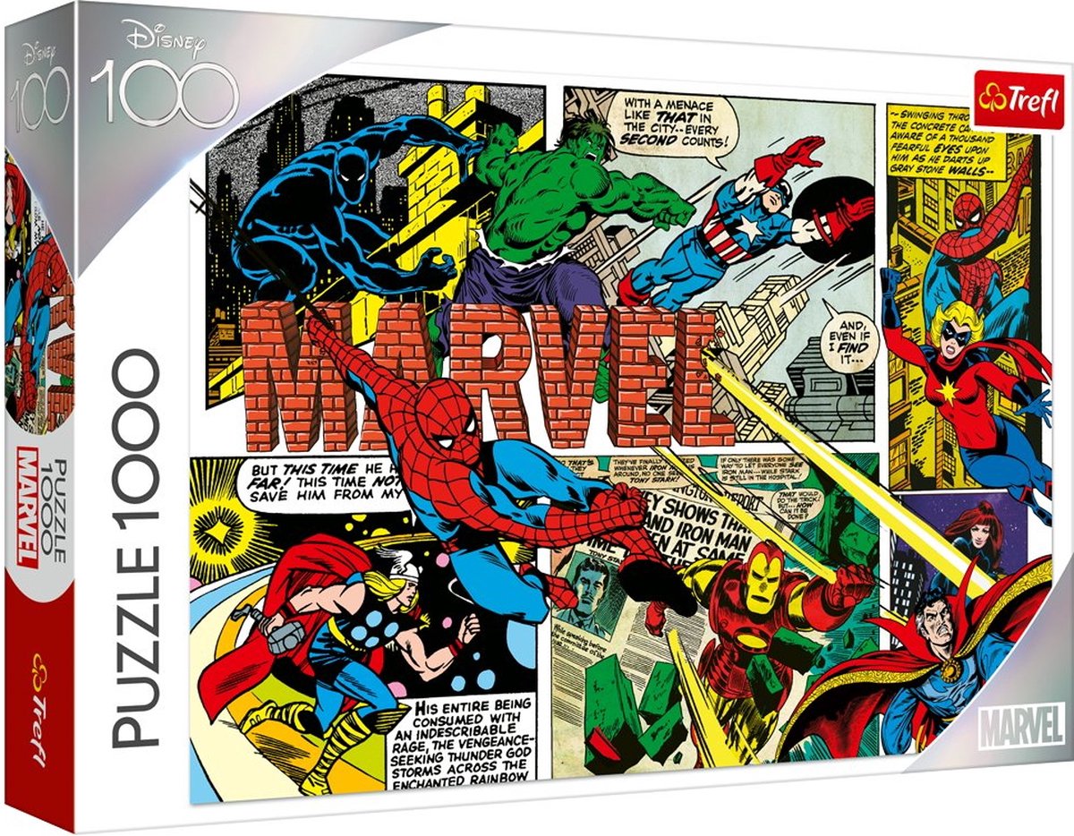 Marvel - The Undefeated Avengers - Puzzel 1000 stukjes