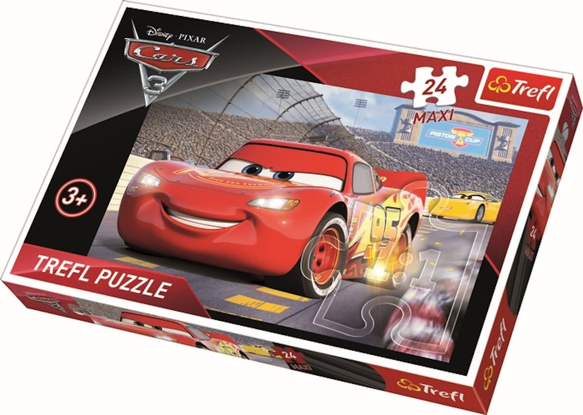 Maxipuzzel 24 pcs - Cars 3 / Disney Cars Legpuzzel