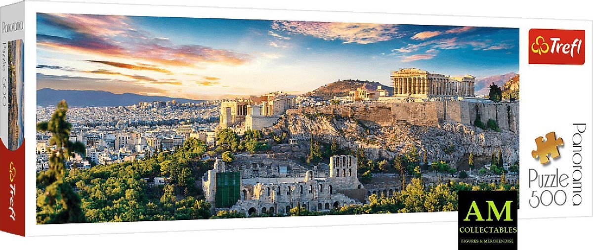 Puzzel 500 stuks Panorama Acropolis Athene