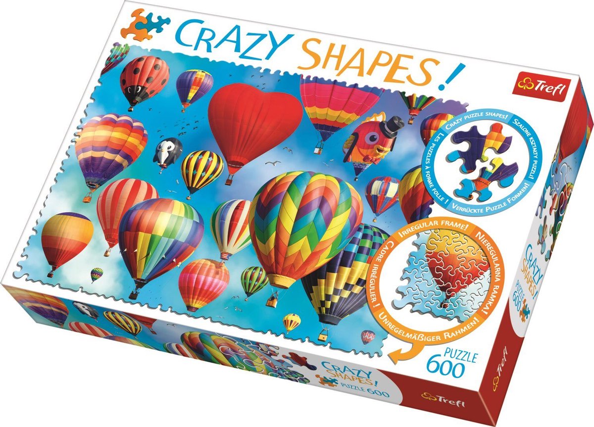 Puzzle Crazy Shapes Puzzle Kleurrijke Ballonnen