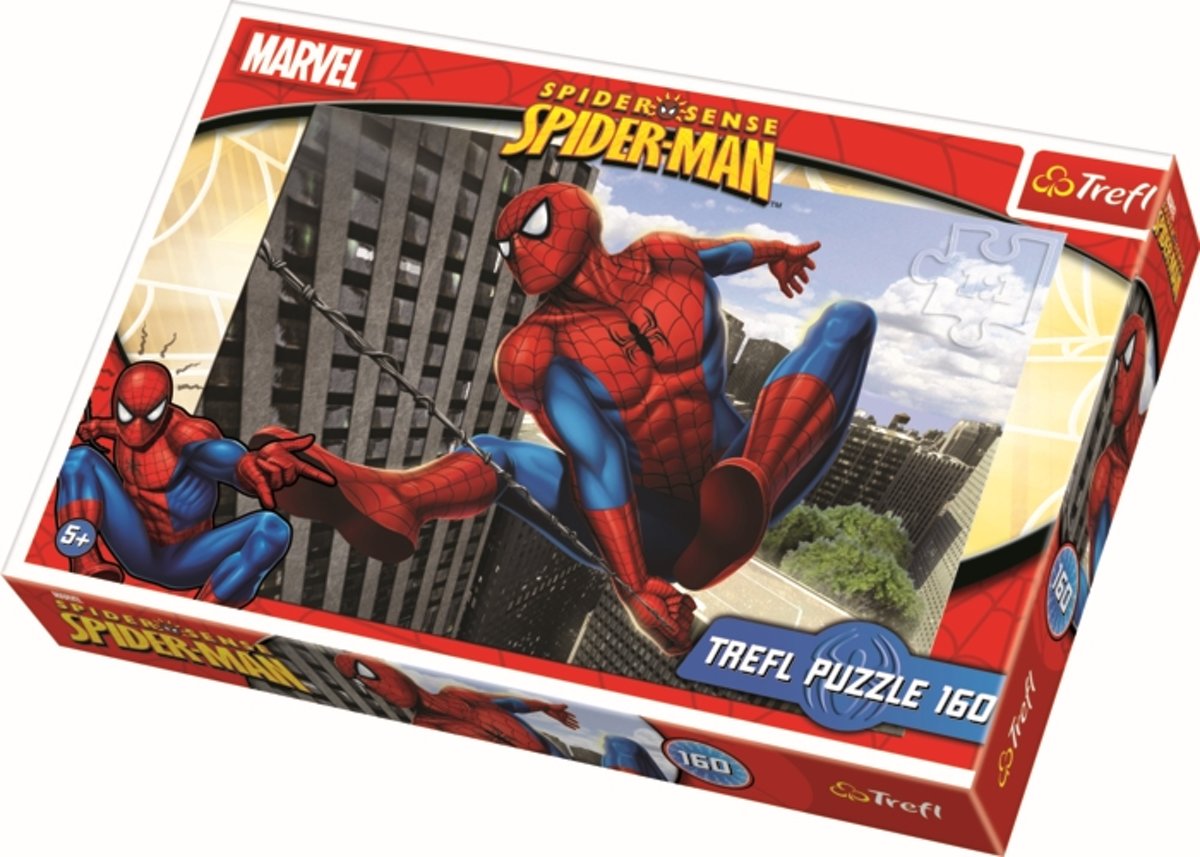 Skyscrapers climbing  / Spiderman - 160 stukjes Legpuzzel