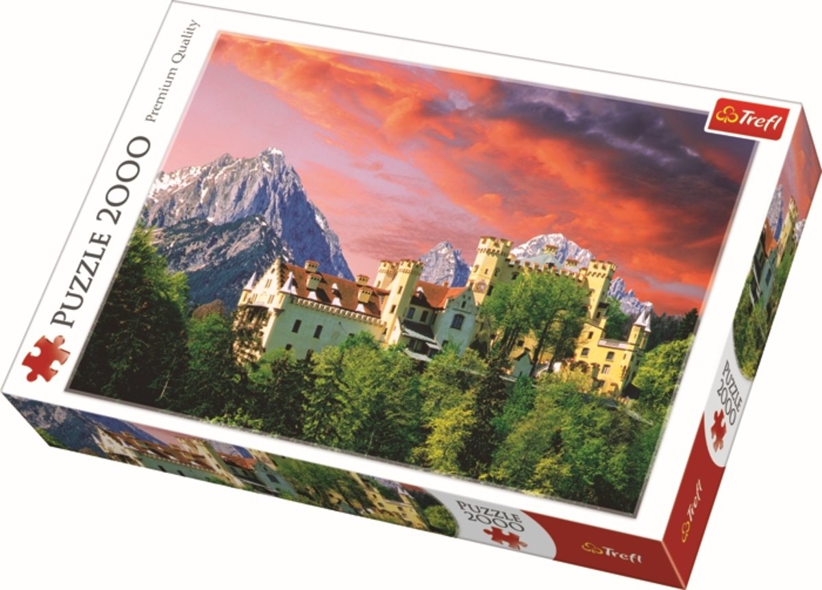 Slot Hohenschwangau, Beieren, 2000 stukjes Legpuzzel