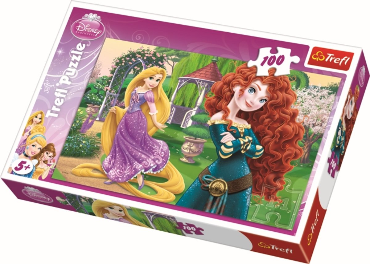 Stoere prinsessen / Disney Prinsessen - 100 stukjes Legpuzzel