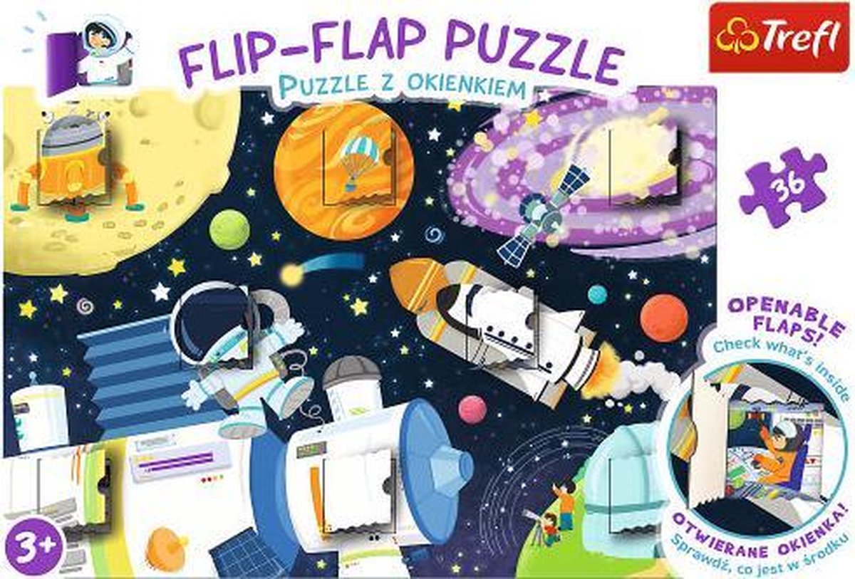 TREFL KOSMOS-PUZZLE-FLIP FLAP