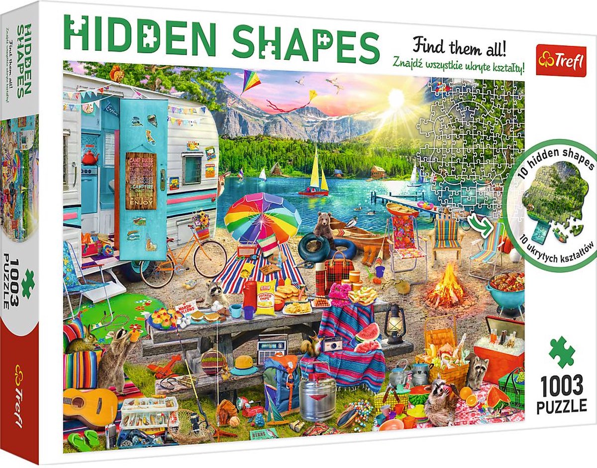 TREFL Puzzel Hidden Shapes - Motorhome Trip 1003 Stukken