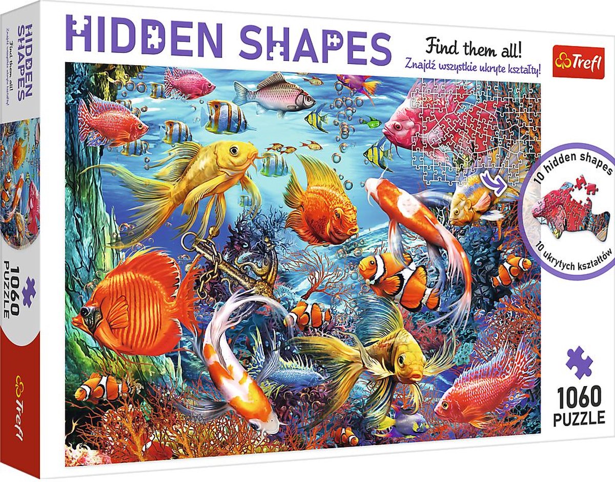 Trefl Hidden Shapes Puzzel Onderwater 1060 Stukjes