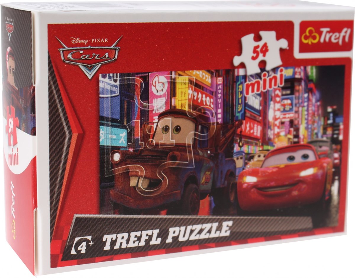 Trefl Mini Puzzel Cars Lightning Mcqueen/mater 54 Stukjes