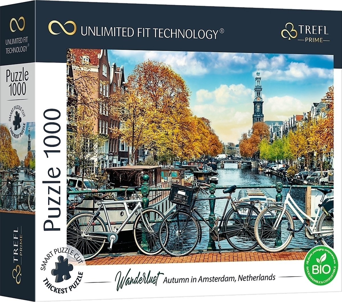 Trefl Prime Herfst in Amsterdam puzzel - 1000 stukjes