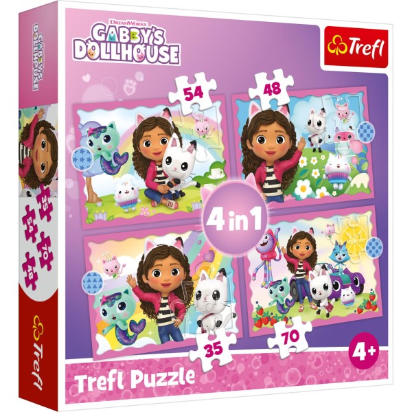 Trefl Puzzel Gabby\s Dollhouse 4 In 1