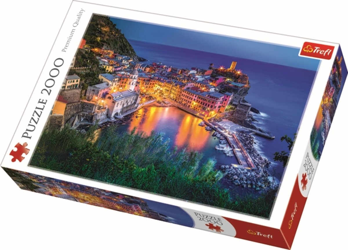 Vernazza in de schemering, 2000 stukjes Legpuzzel