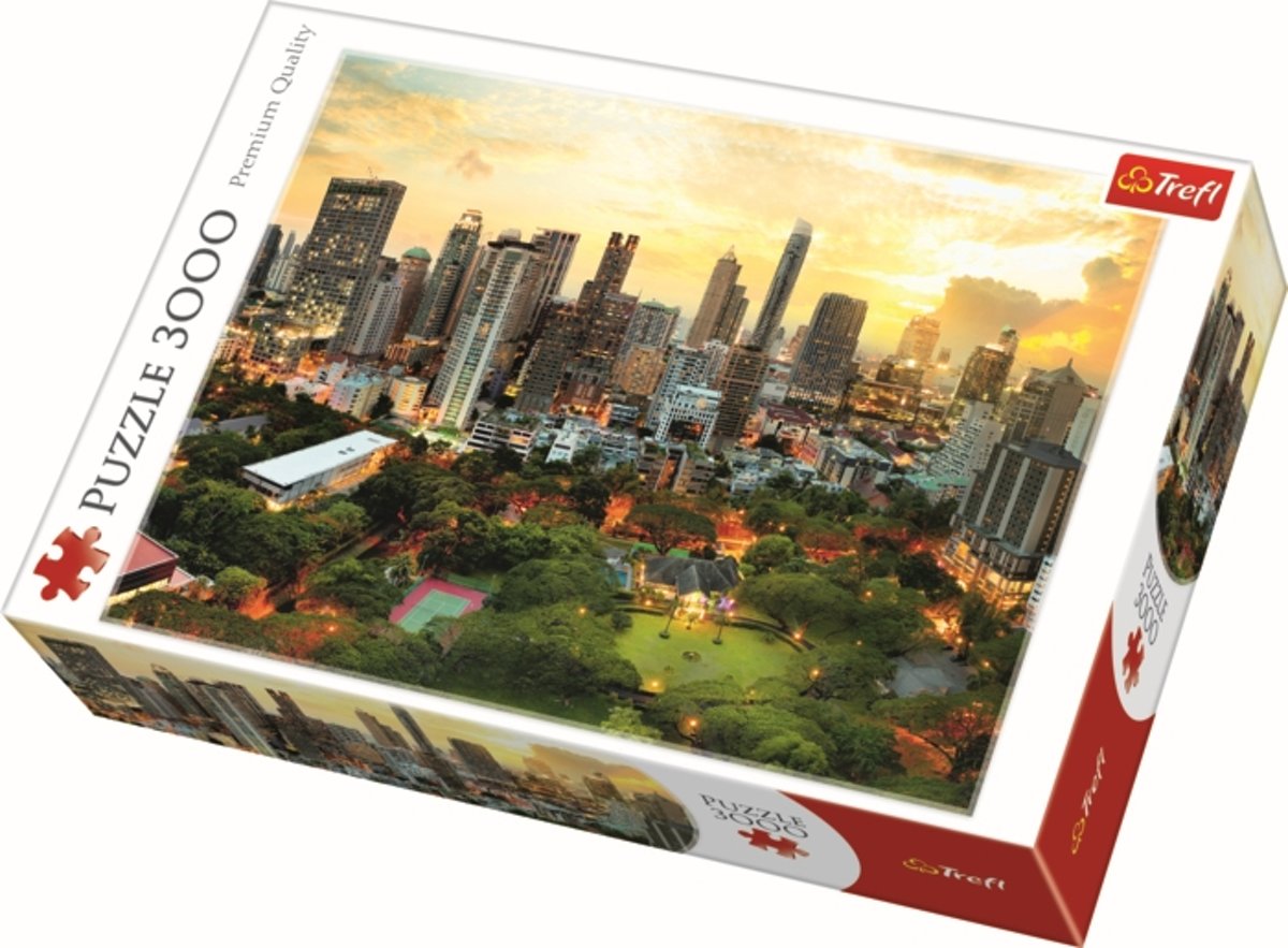 Zonsondergang in Bangkok, 3000 stukjes Legpuzzel