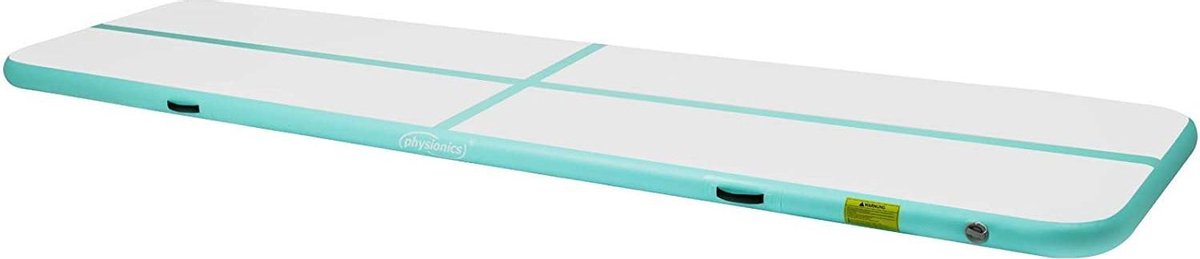 Trend24 - Gymnastiekmat - Tuimelmat - Oefenmat - Turnmat - Airtrack - Turnen - 500x100x10 cm - Mintgroen