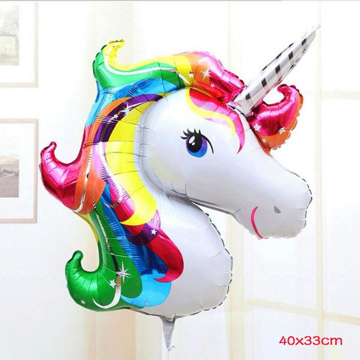 DECORATIEVE BALLONS VOOR ARCOIRIS, GIRAFFE, UNICORN, CEBRA, MONO, TIGRE FEESTEN Kleine kleur