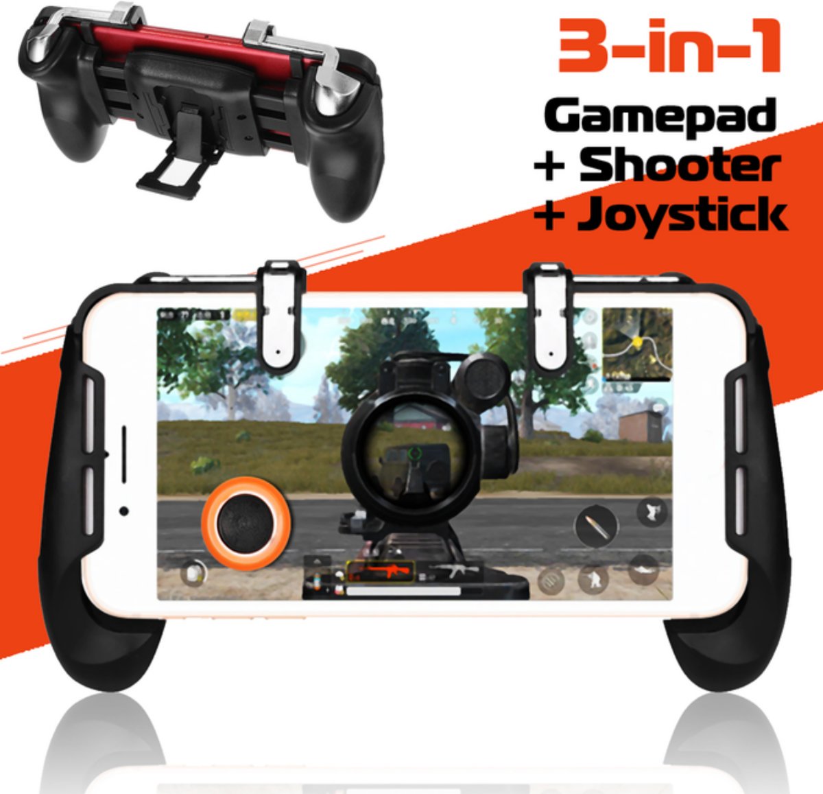 DS303 Universele Game Pad 3-in-1 Controller set voor iPhone & Android