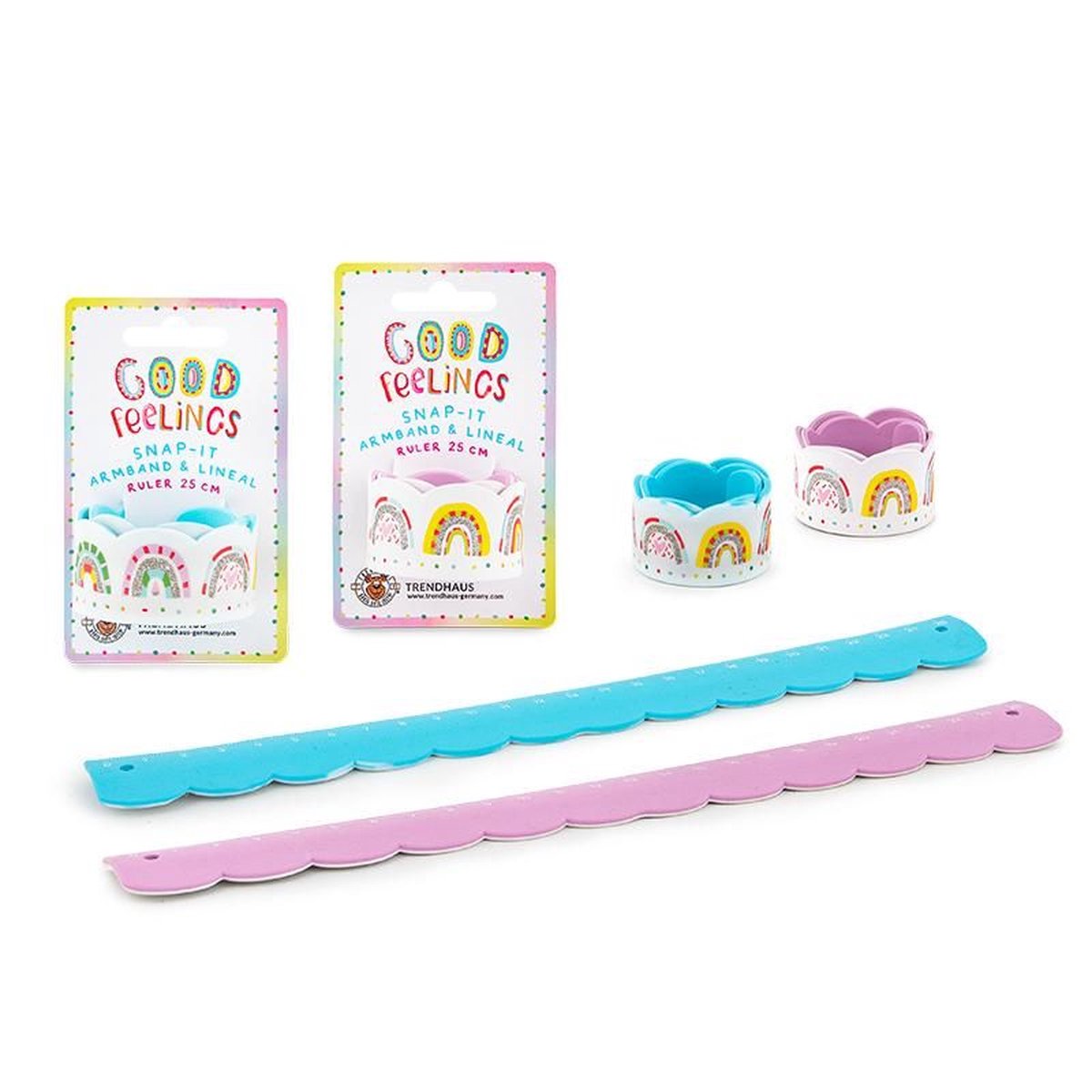 1X GOOD FEELING SNAP-IT ARMBAND EN LINIAAL