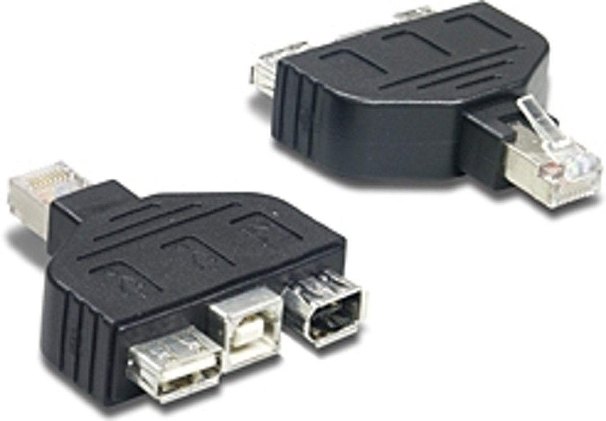 Trendnet USB & FireWire adapter for TC-NT2 Zwart kabeladapter/verloopstukje