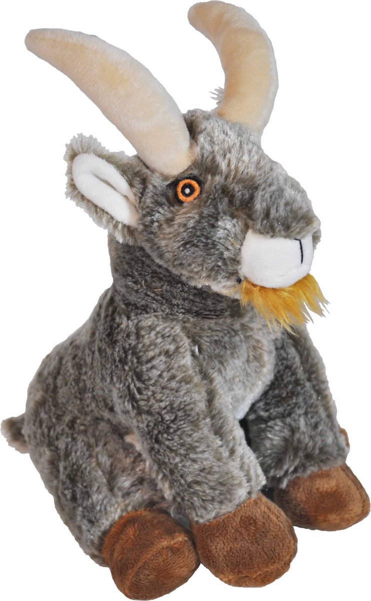 Pluche speelgoed knuffeldier Steenbok van 23 cm - Dieren knuffels - Cadeau voor kinderen