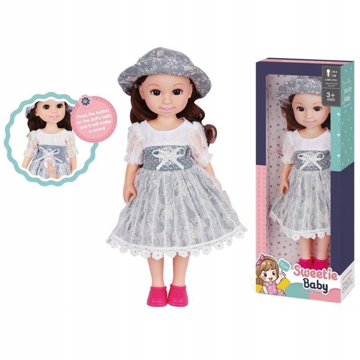 Babypop Meisje 33cm - Speelgoed voor Kinderen