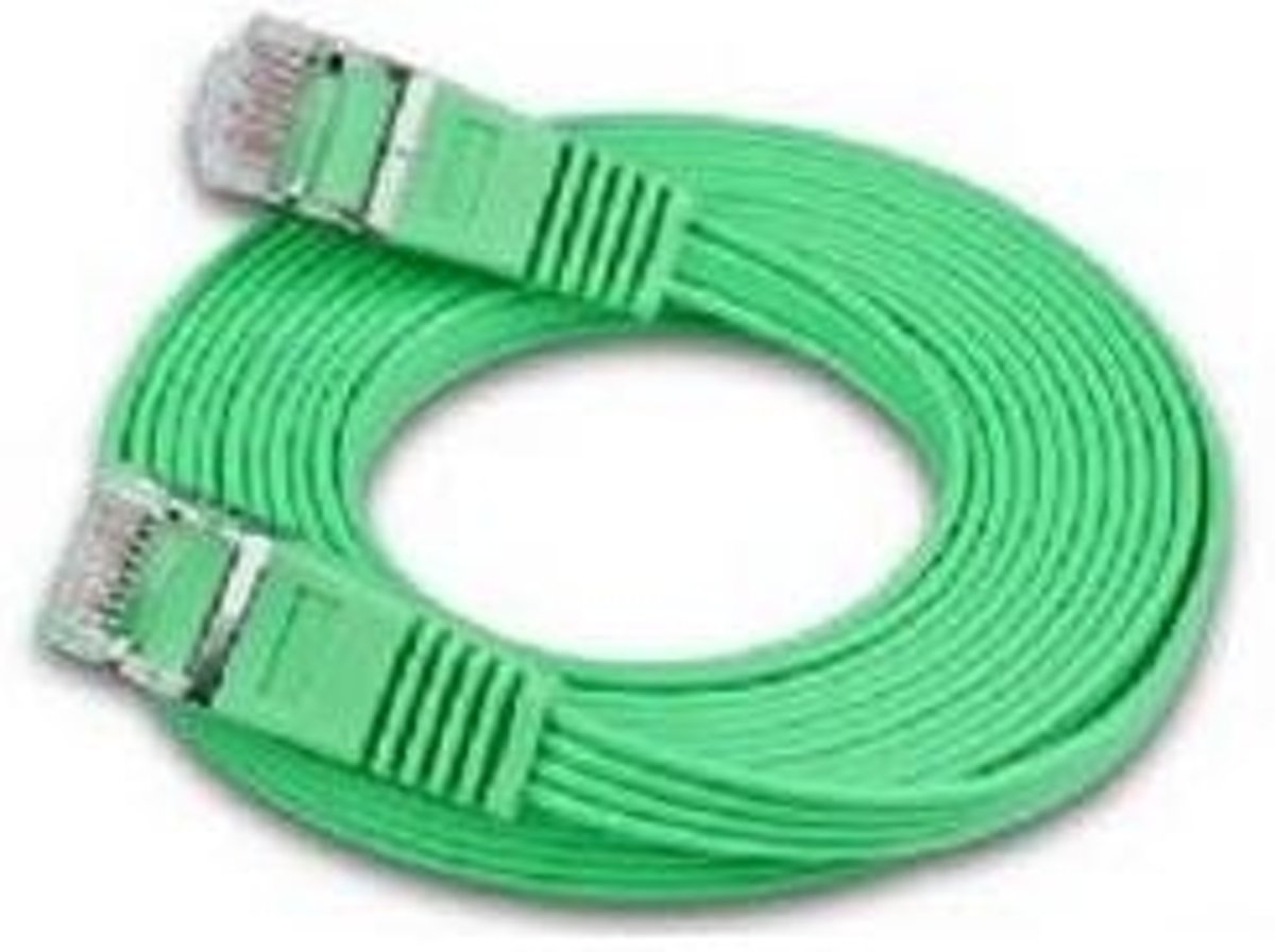 Triotronik Cat 6, 0.1m netwerkkabel 0,1 m Cat6 U/FTP (STP) Groen