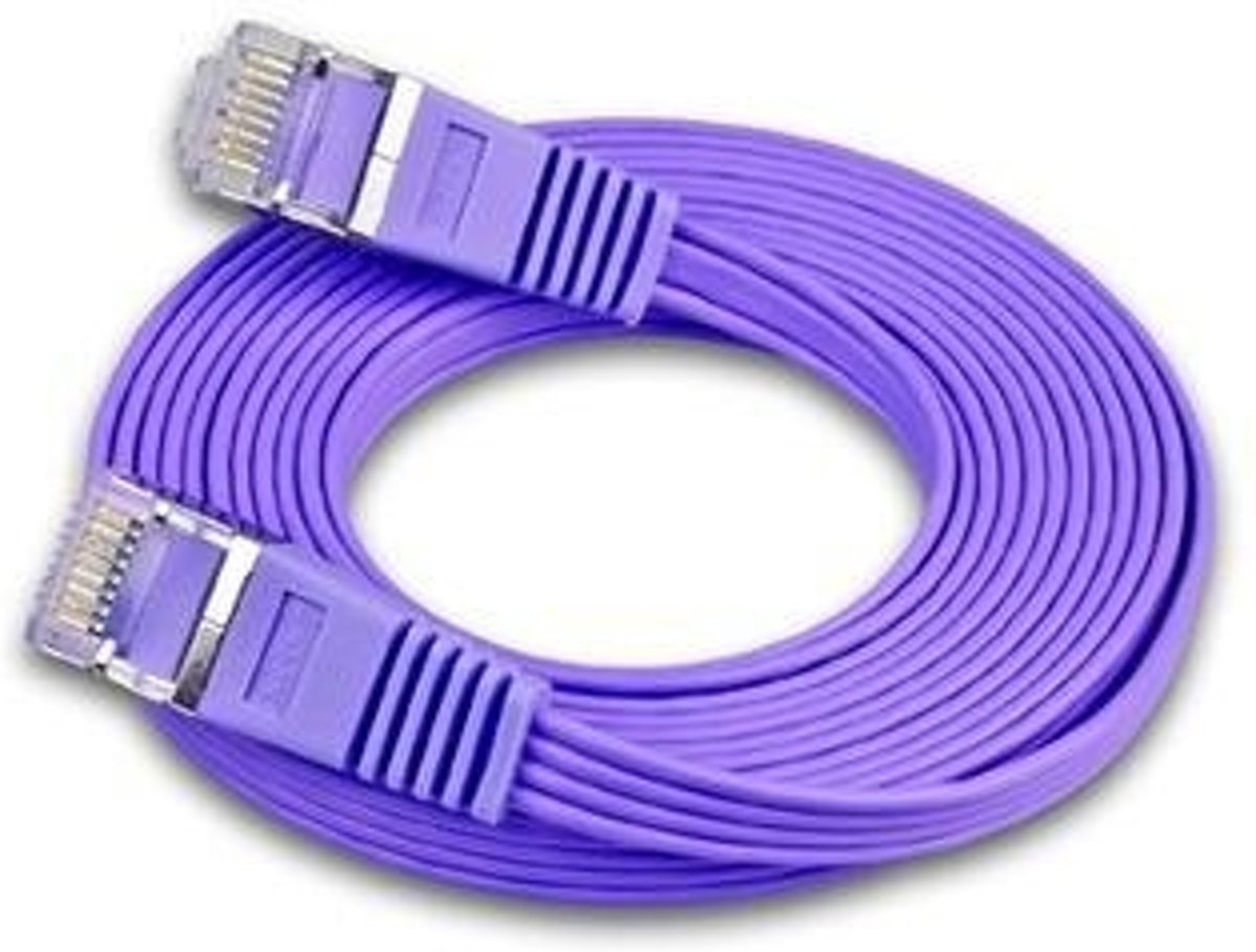 Triotronik Cat 6, 0.1m netwerkkabel 0,1 m Cat6 U/FTP (STP) Violet