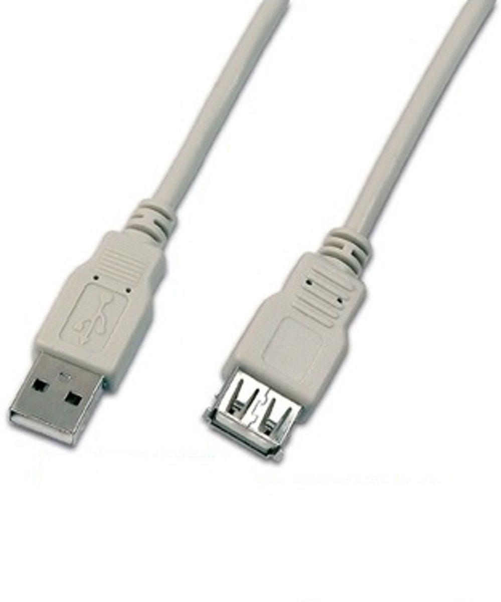 Triotronik USB A-A MF 0.5 GR USB-kabel 0,5 m Grijs