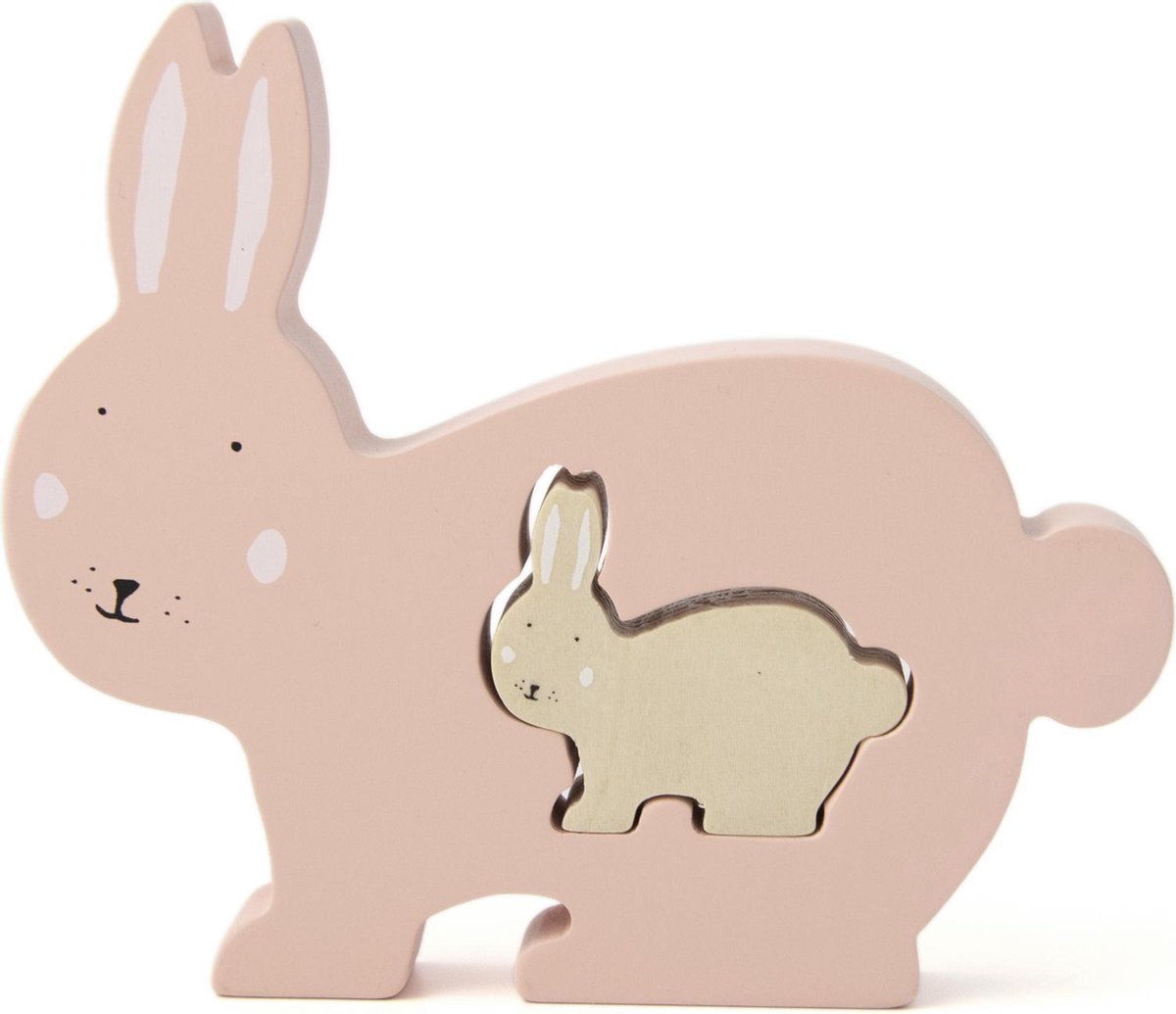 Trixie Houten Babypuzzel Mrs. Rabbit