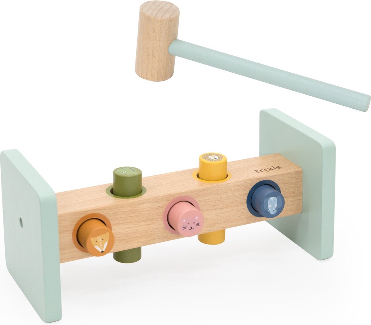   Houten Hamerbank - alle diertjes