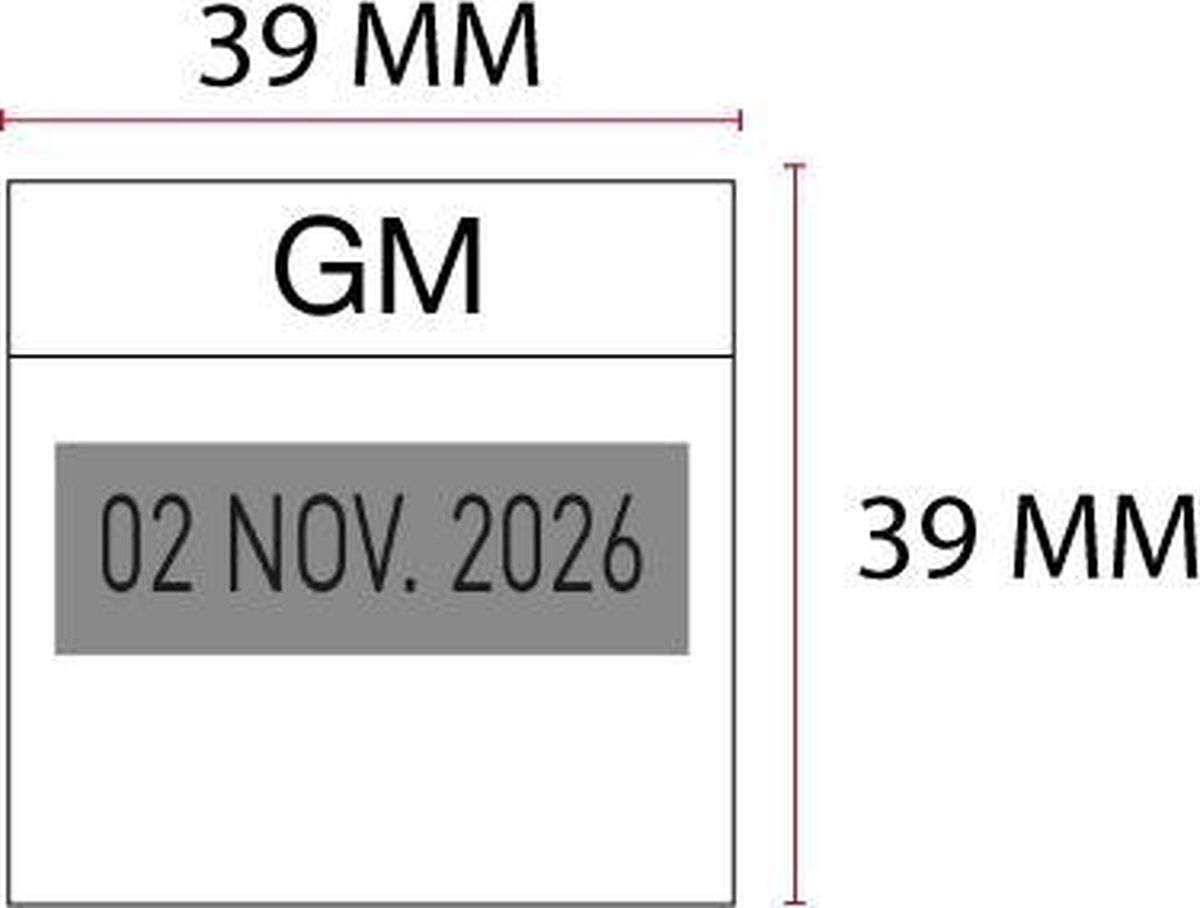 Stempelplaatje Trodat Printy 4724