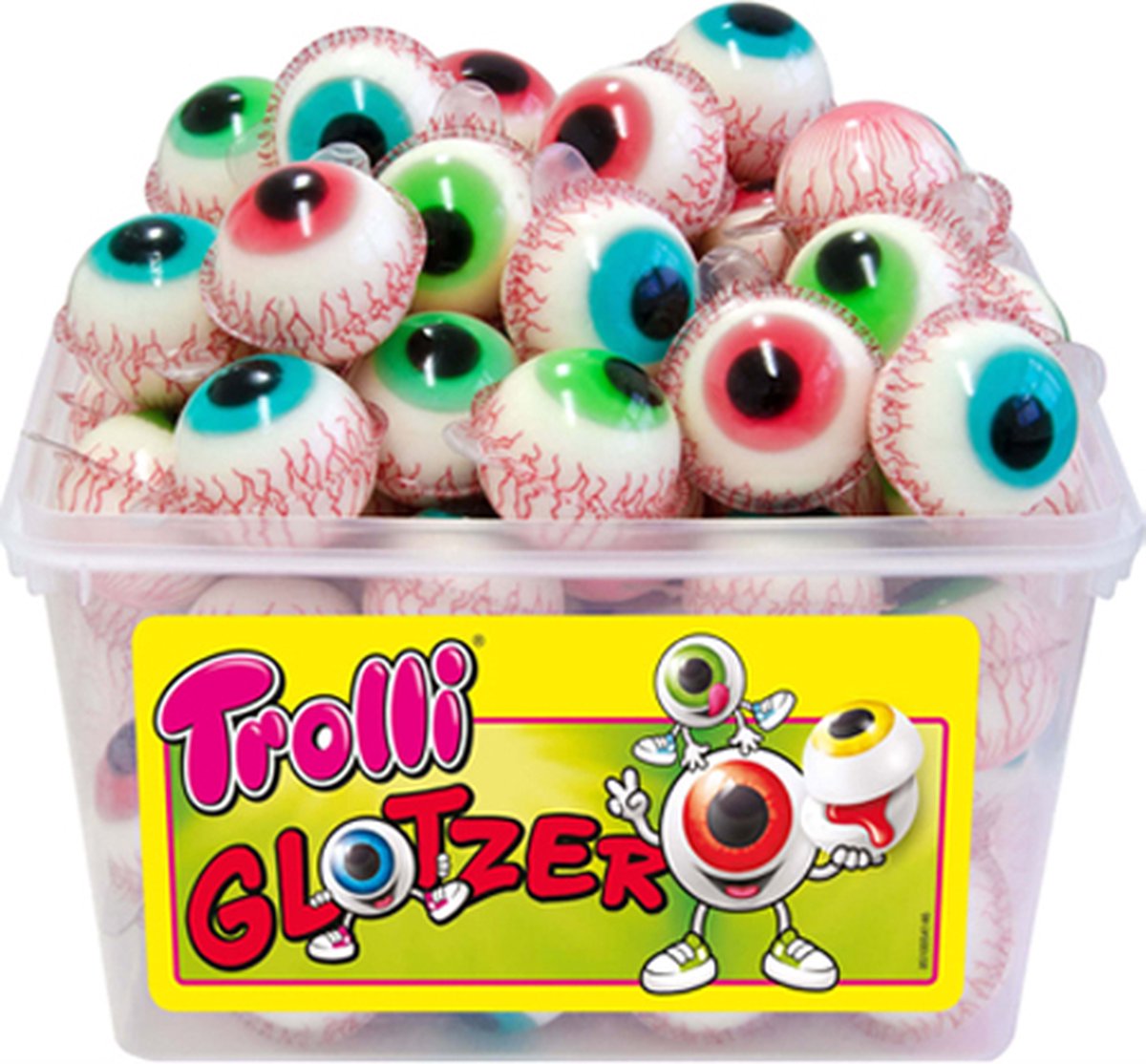 Trolli - Glotzer (oogballen) - 6x 60 stuks