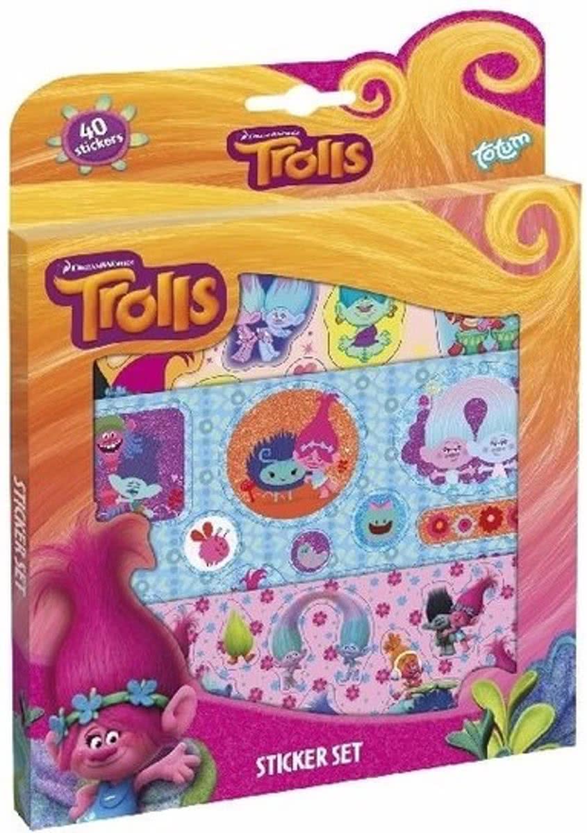 Trolls sticker set - stickervellen