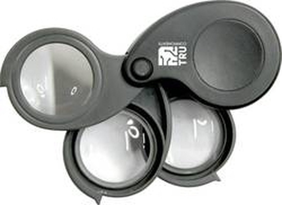 TRU COMPONENTS TC-8998788 Magnifier5.10.15x Inslagloep Vergrotingsfactor: 5 x, 10 x, 15 x Lensgrootte: (Ø) 27 mm