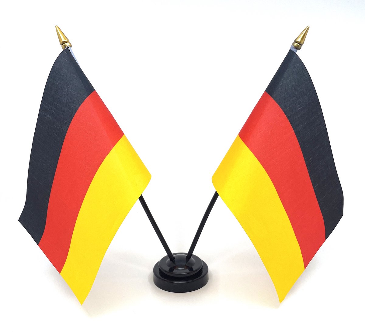 Tafelvlag met standaard - Duitsland - Vrachtwagen accessoires - 20x14cm - Vrachtwagen Interieur - Auto - Accessoires - Vlaggetje