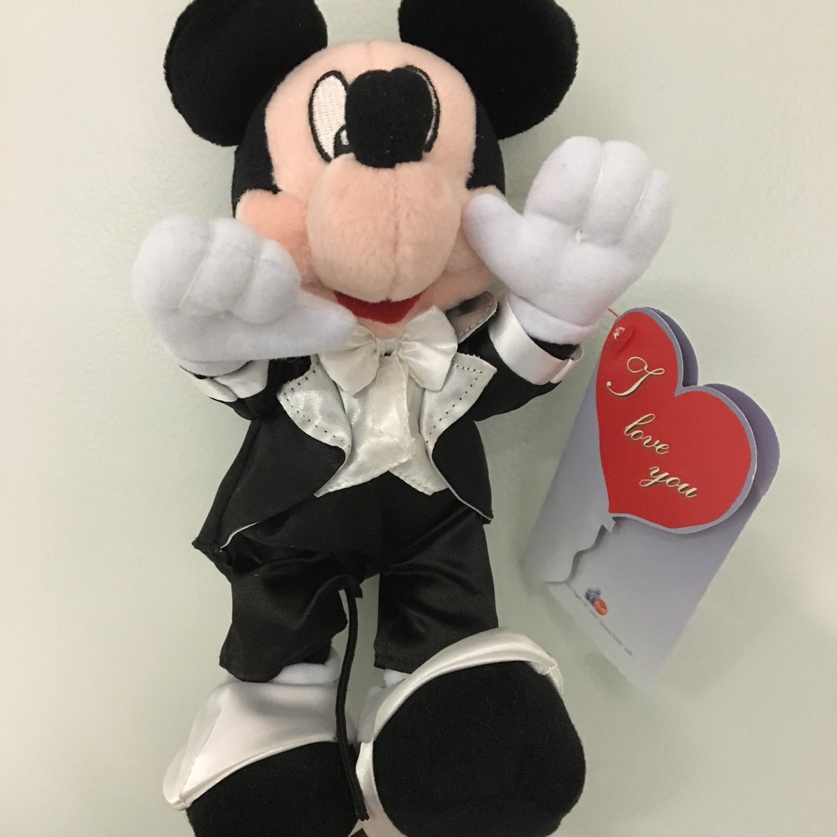 Mickey Mouse knuffel als Bruidegom (25cm)