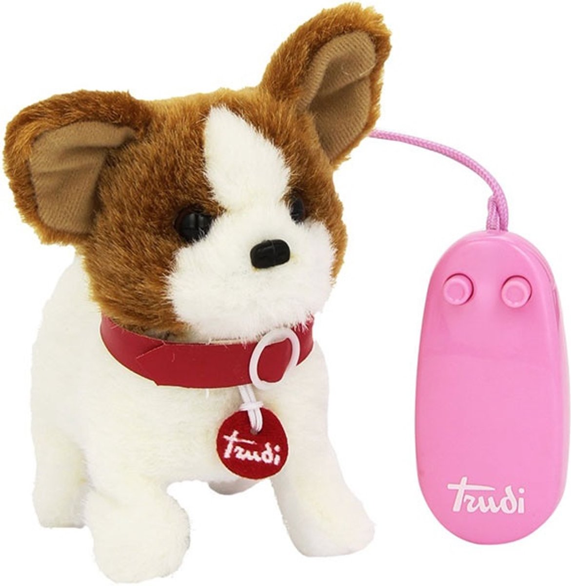 Trudi Elektrische Hond Chihuahua 16 Cm Bruin/wit