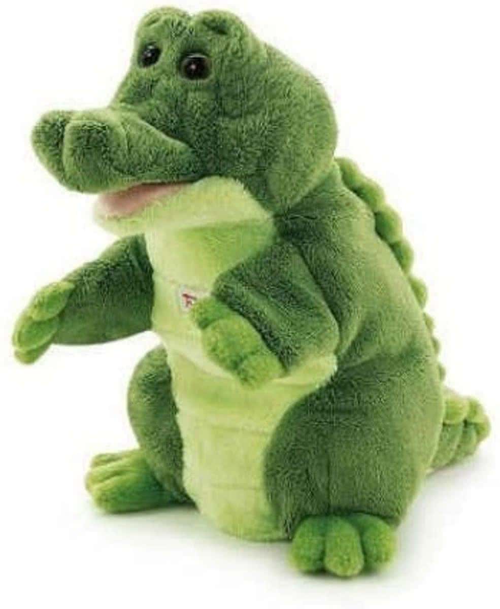 Trudi Handpop Krokodil 25 cm Groen