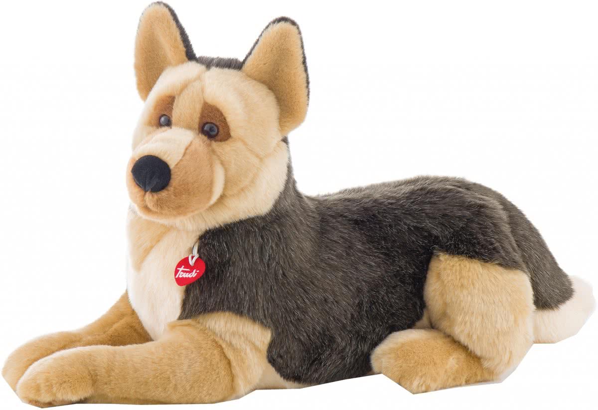 Trudi Knuffel Hond Duitse Herder 60 Cm Bruin