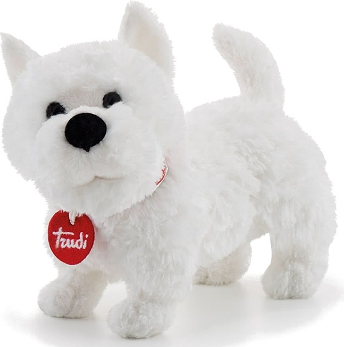 Trudi Knuffel Hond West Higland Terrier Wit 20 Cm