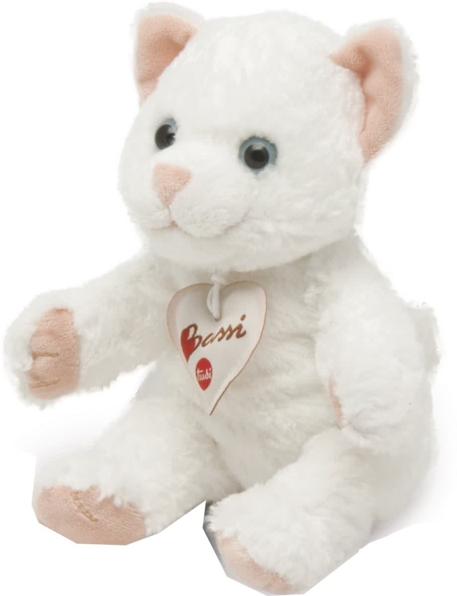 Trudi Knuffel Kat 20 Cm Wit