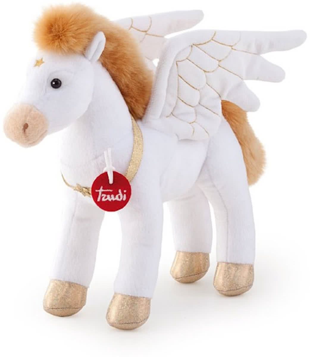 Trudi Knuffel Pegasus 30 Cm Wit/bruin