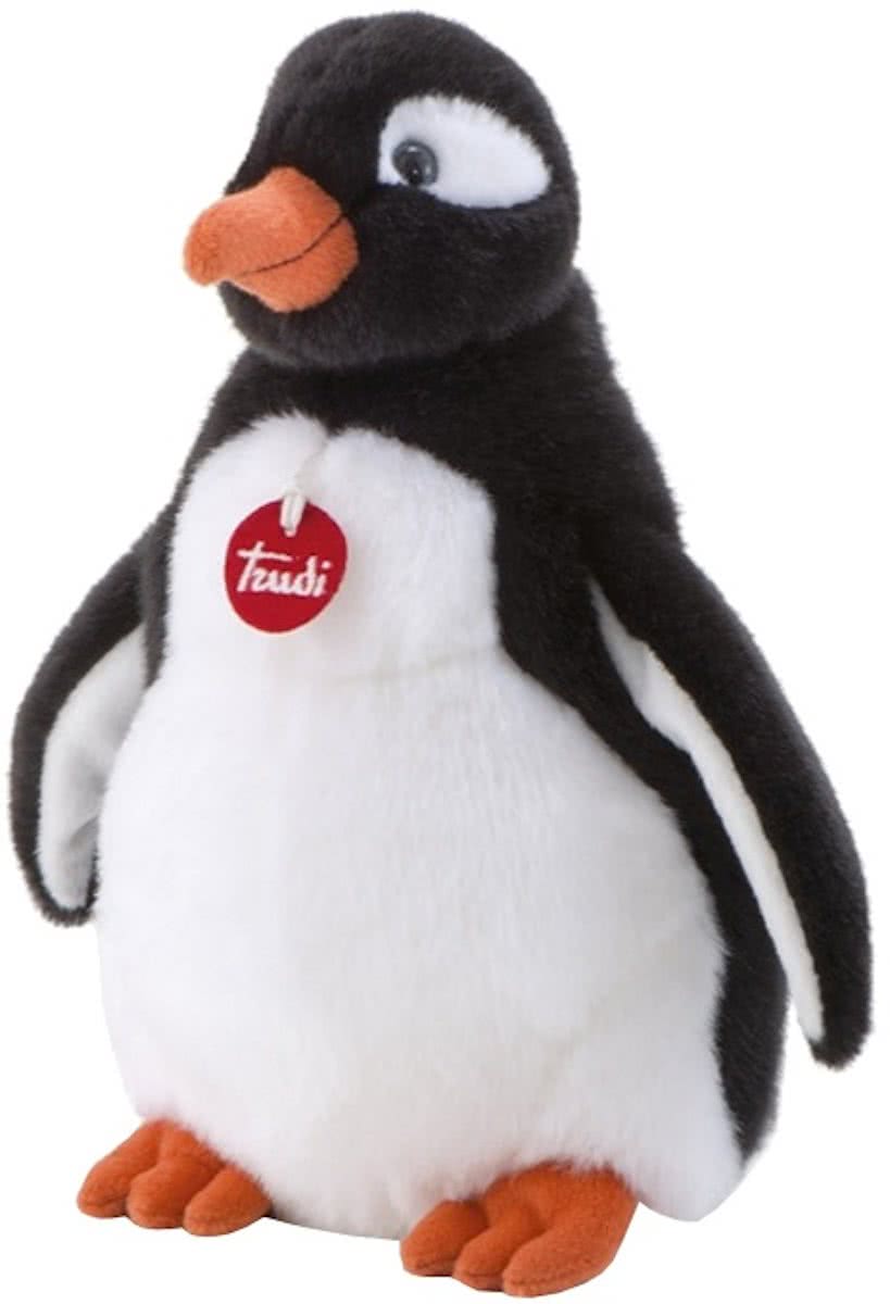 Trudi Knuffel Pinguïn Gina Zwart/wit 35 Cm