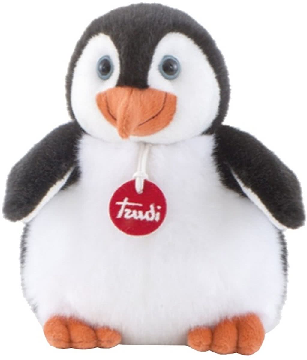 Trudi Knuffel Pinguïn Pino Zwart/wit 26 Cm