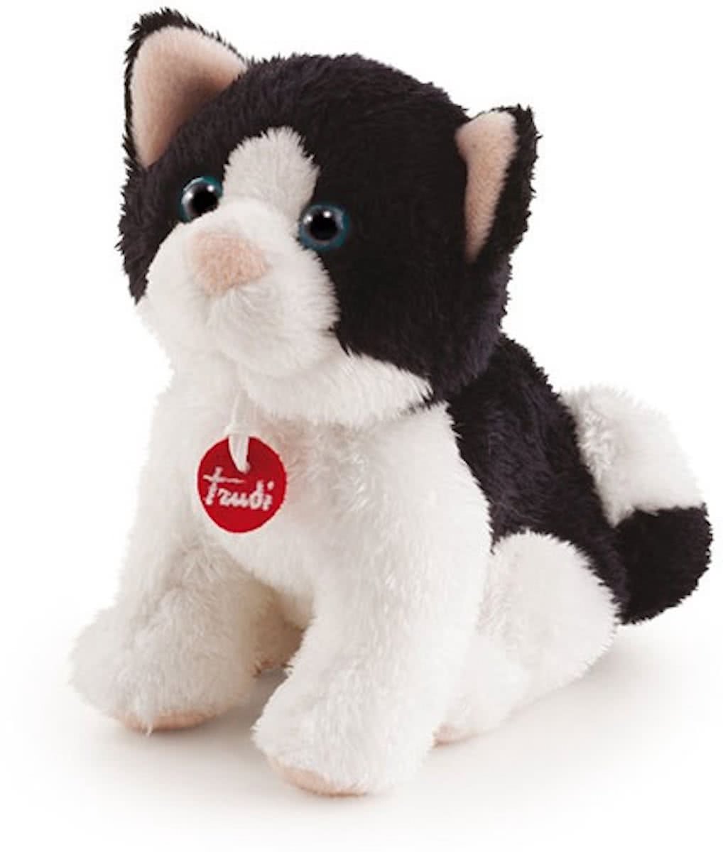 Trudi Knuffel Soft Kat 15 Cm Wit