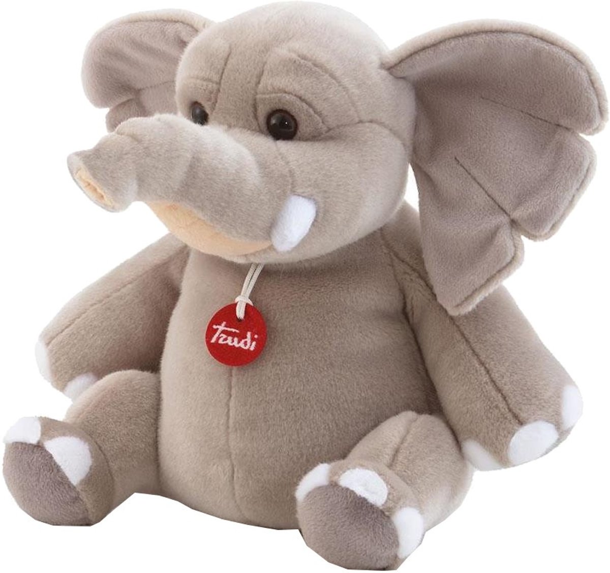 Trudi Pluchen Knuffelolifant Elio 28 Cm Grijs