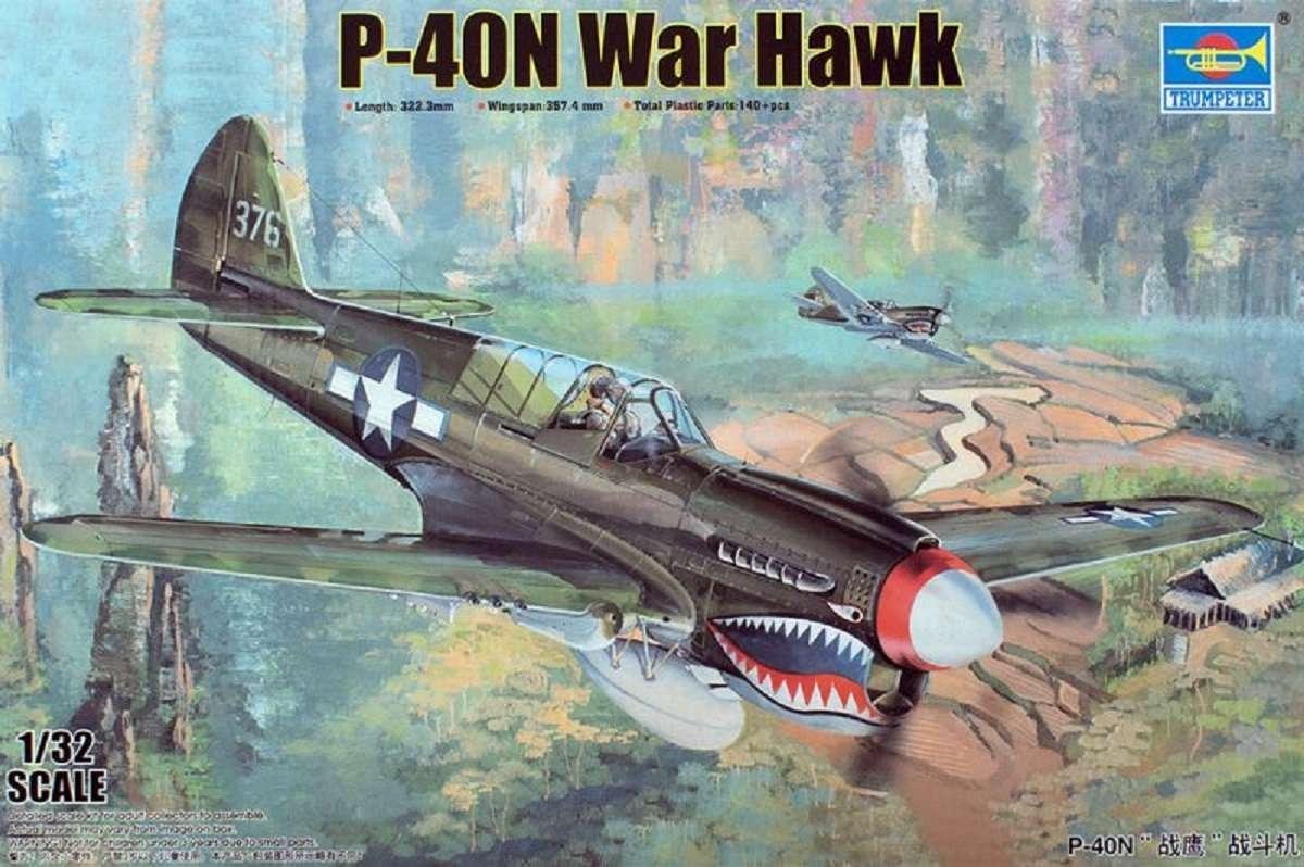 1:32 Trumpeter 02211 P-40M War Hawk Plastic kit