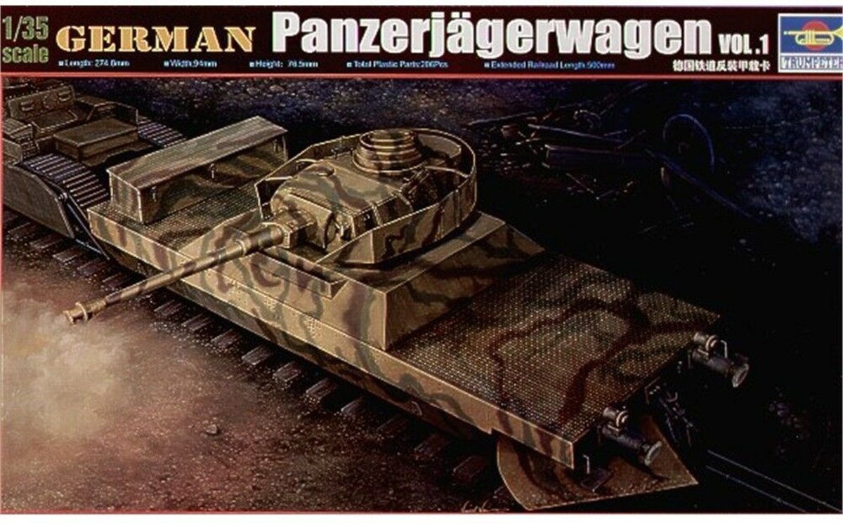 Trumpeter modelbouwkit 1:35 German Panzerjagerwagen vol.1