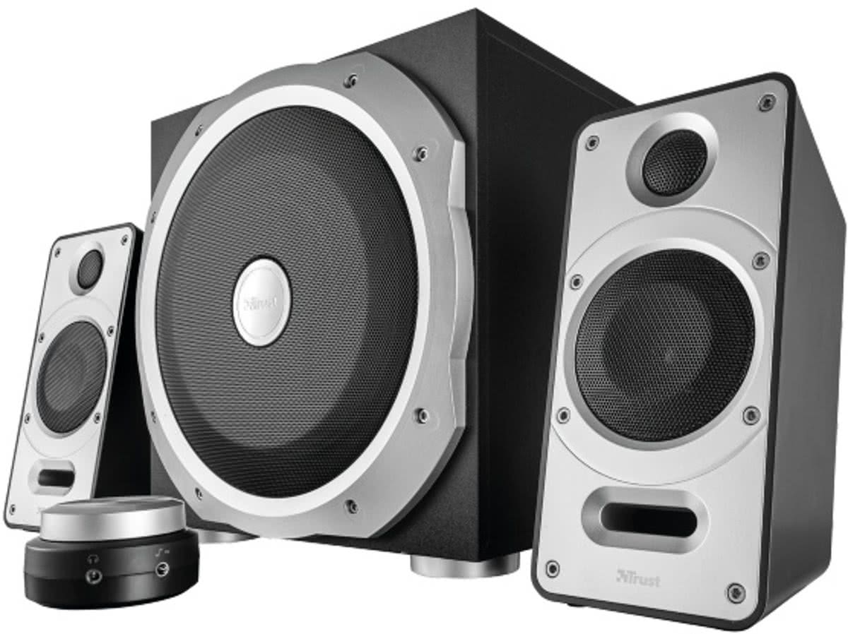 Trust Byron 2.1 - Speakerset - Zilver/Zwart