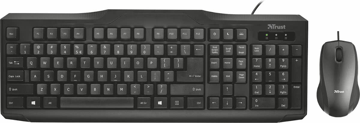 Trust Classicline - Draadloos Toetsenbord en Muis - Qwerty