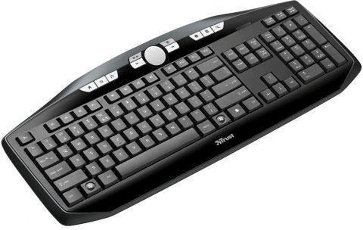 Trust Edge Wireless Keyboard - Zwart