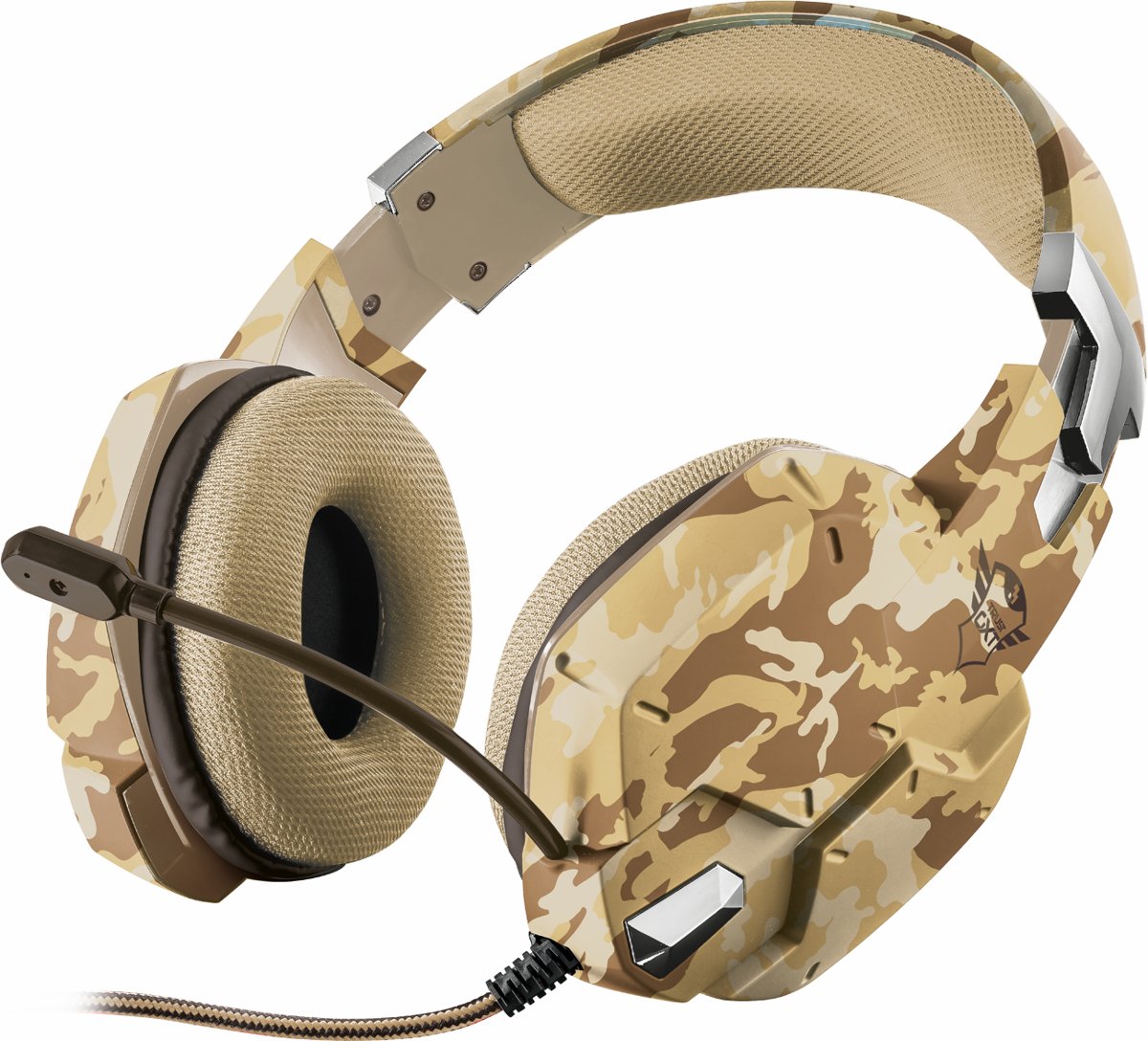 Trust GXT 322 Carus - Dynamische Gaming Headset - Desert Camouflage