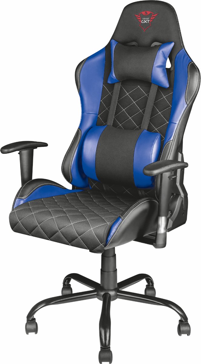 Trust GXT 707 Resto - Gaming Stoel - Zwart/Blauw